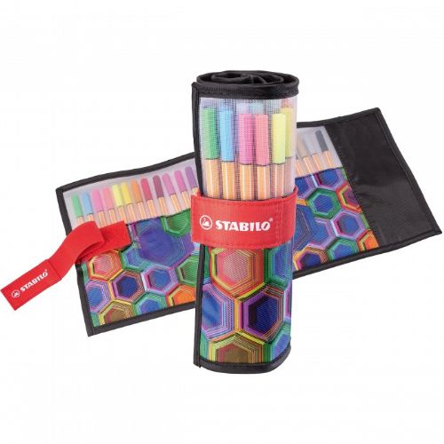 PENNE FINELINER POINT 88 ROTOLO 25 COLORI ARTY LINE STABILO 8825-071-20